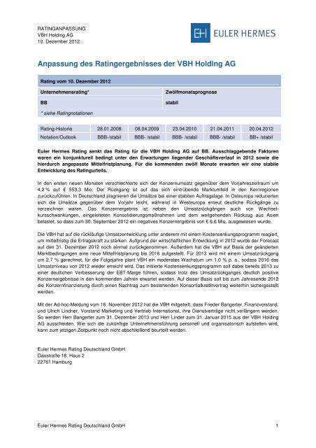 rating euler hermes deutschland ag|Euler Hermes group sas.